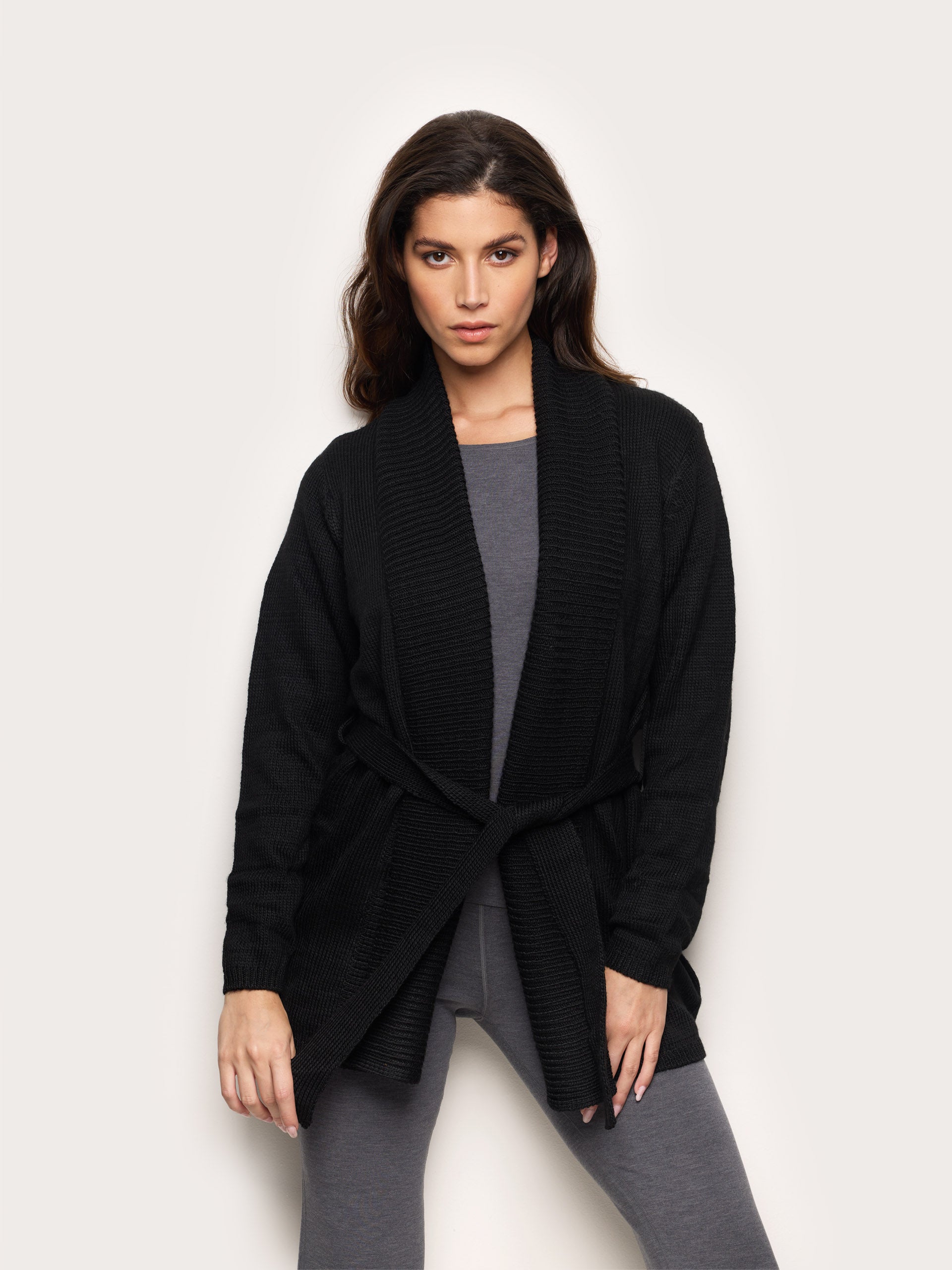 Easy Living wool cardigan Medium Grey Melange | Yamamay