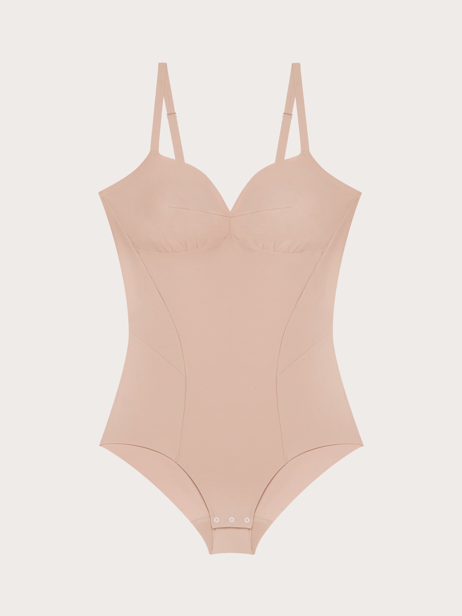 Body modellante light invisibile con coppe estraibili - Superfine Shaping
