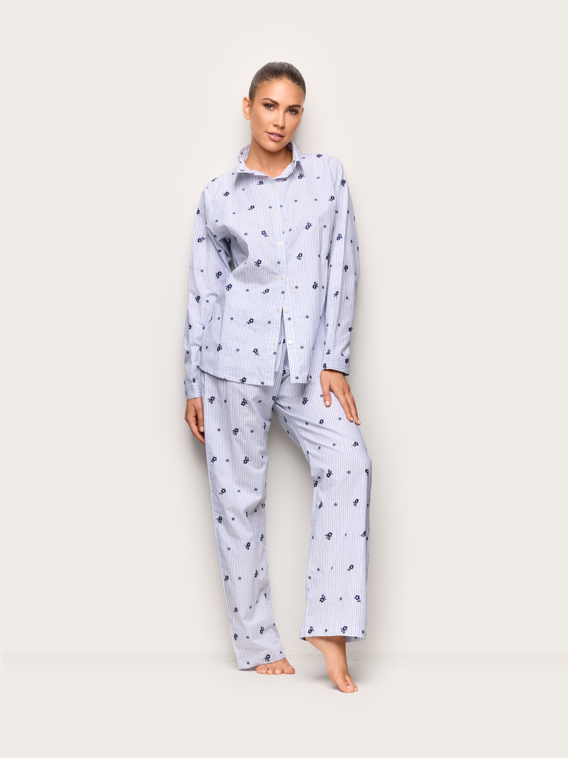 Full-long trousers Daily Pajamas