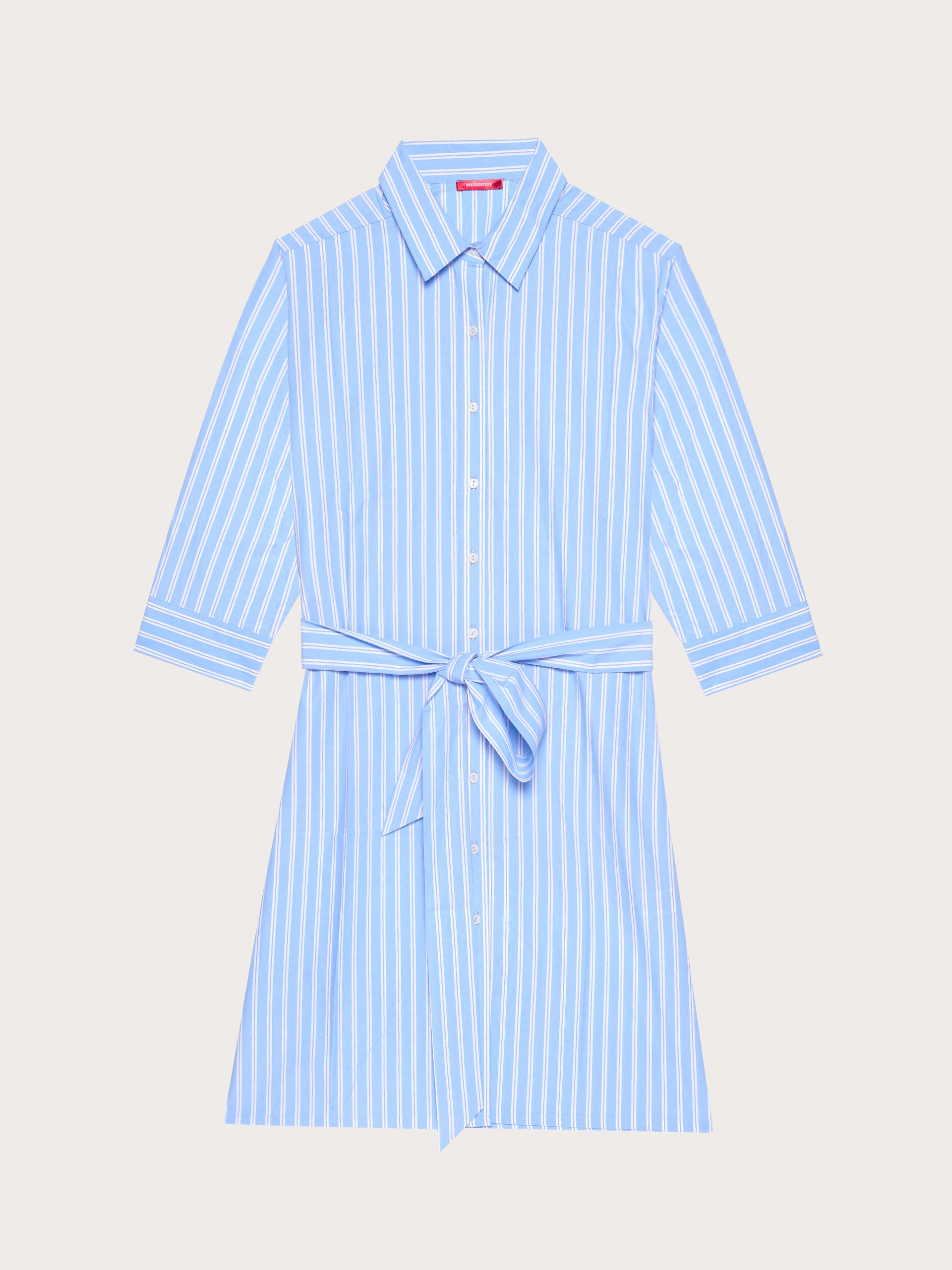Striped cotton shirt - Popeline Pink | Yamamay