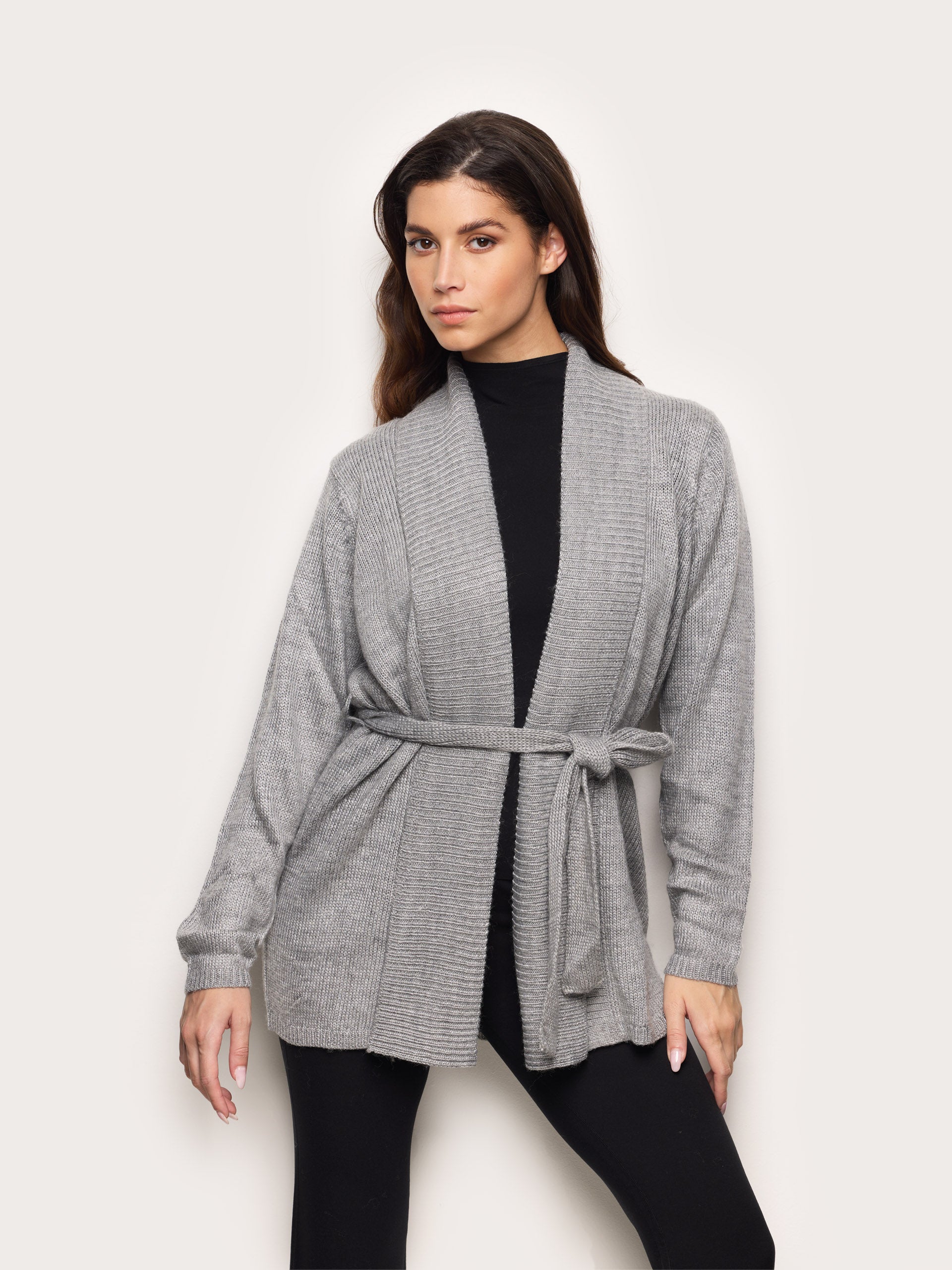 ARGUE 90‘s WOOL CARDIGAN（GRAY） サイズ2 Easy Living wool cardigan Medium Grey Melange | Yamamay
