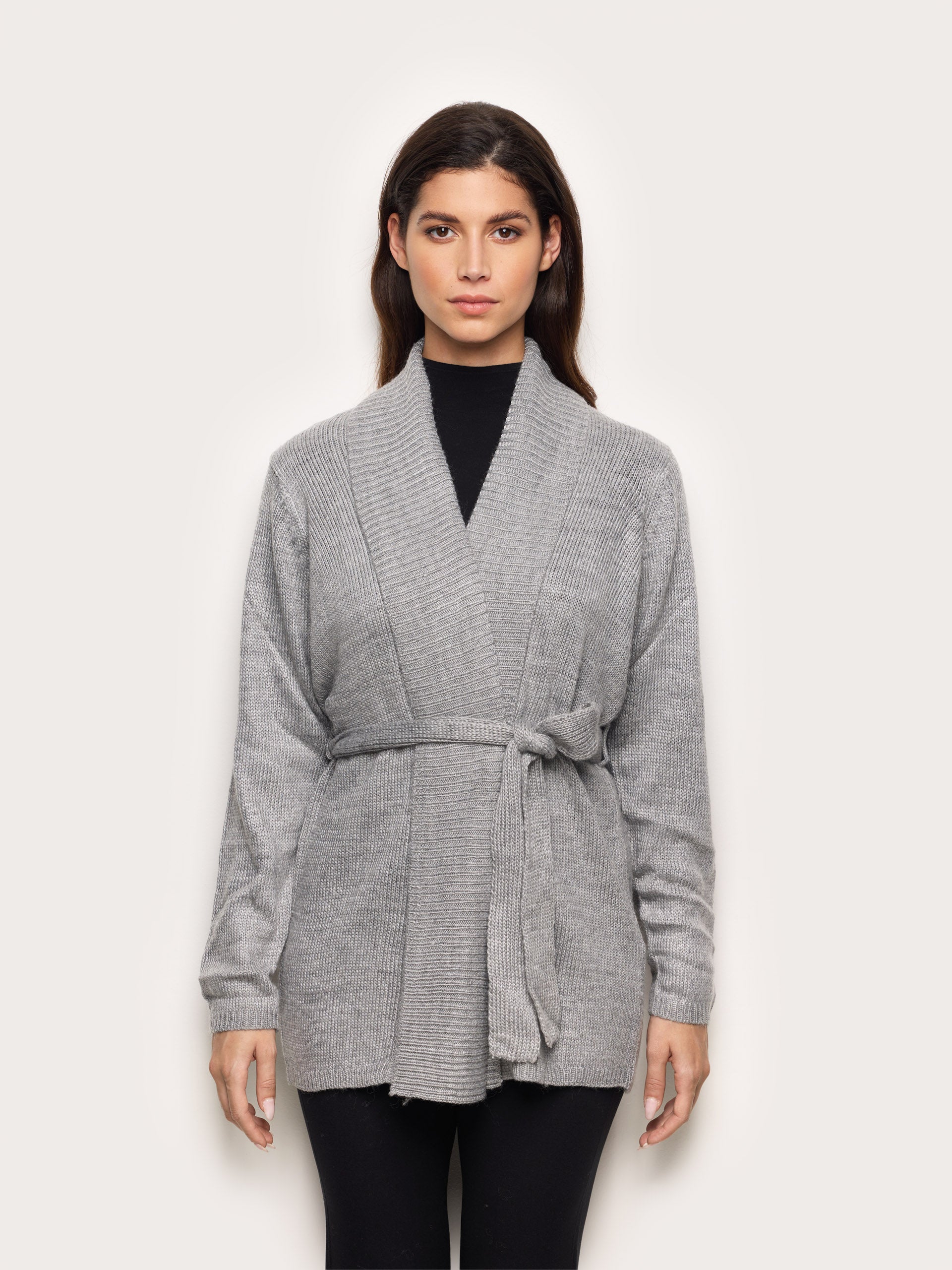 Easy Living wool cardigan Medium Grey Melange | Yamamay
