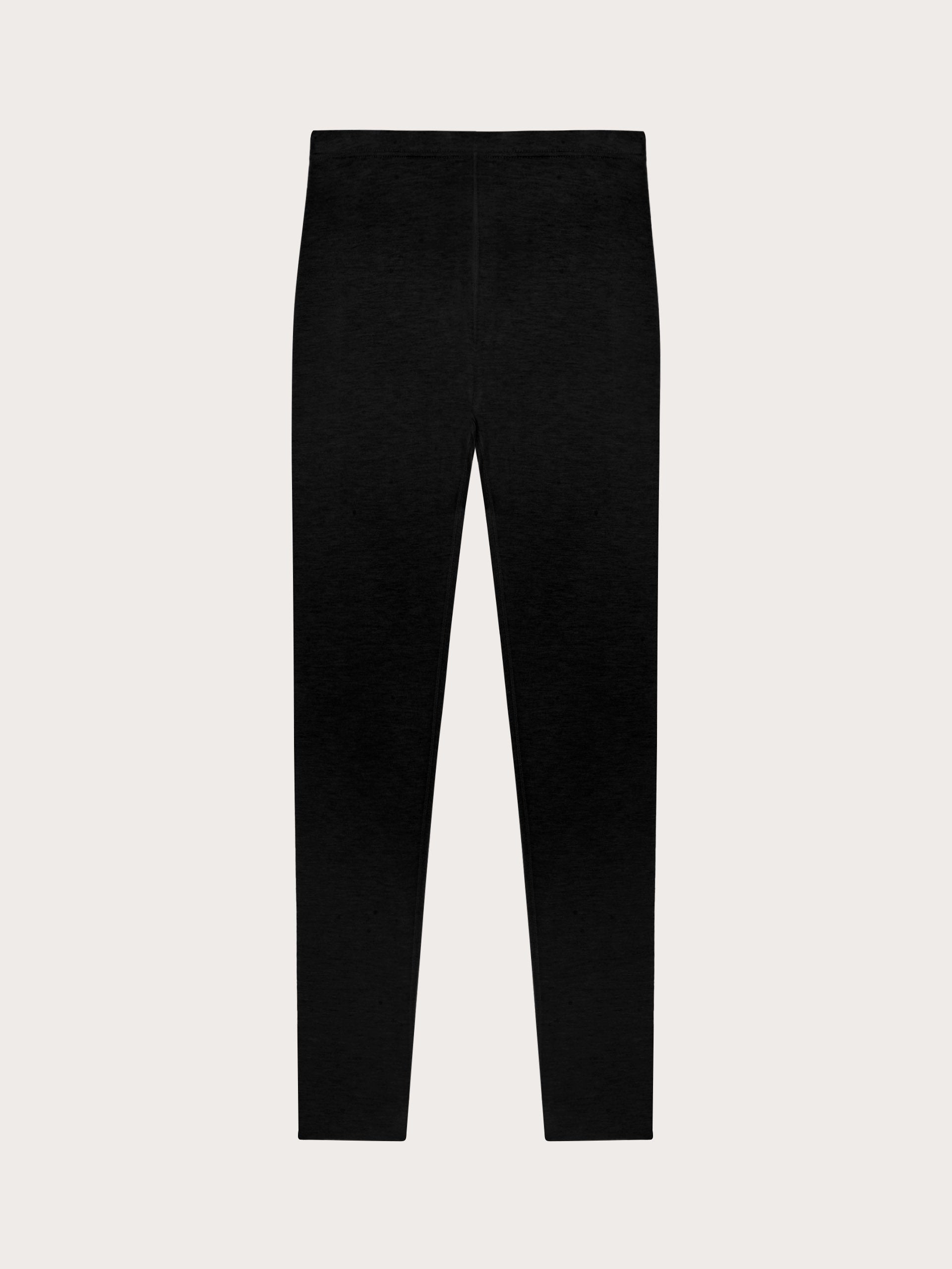 Women's interlock viscose leggings Next to Skin Beige Melange