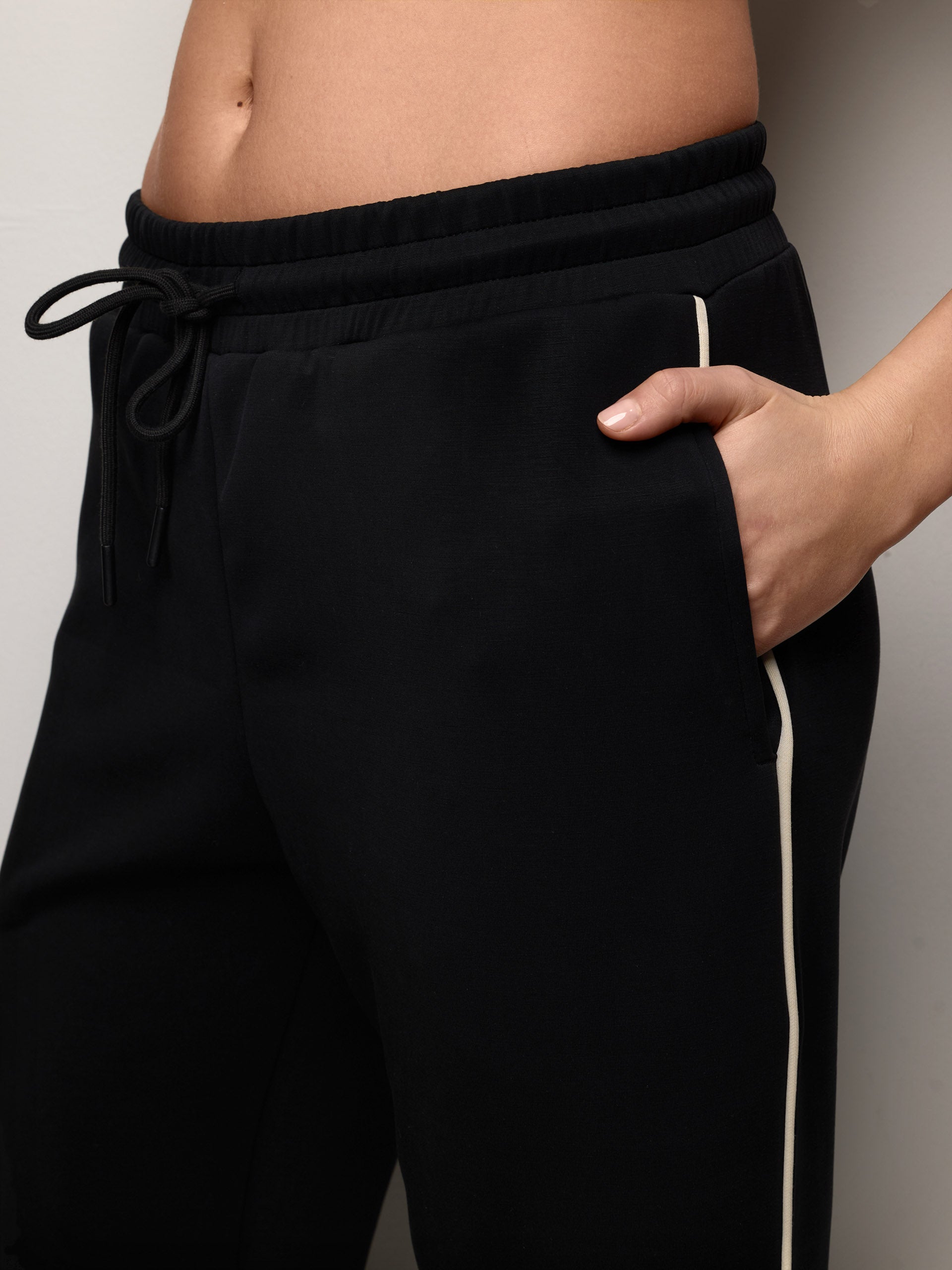 Lifemania DADDY TROUSERS（SOFT BLACK） Long trousers - Easy Living