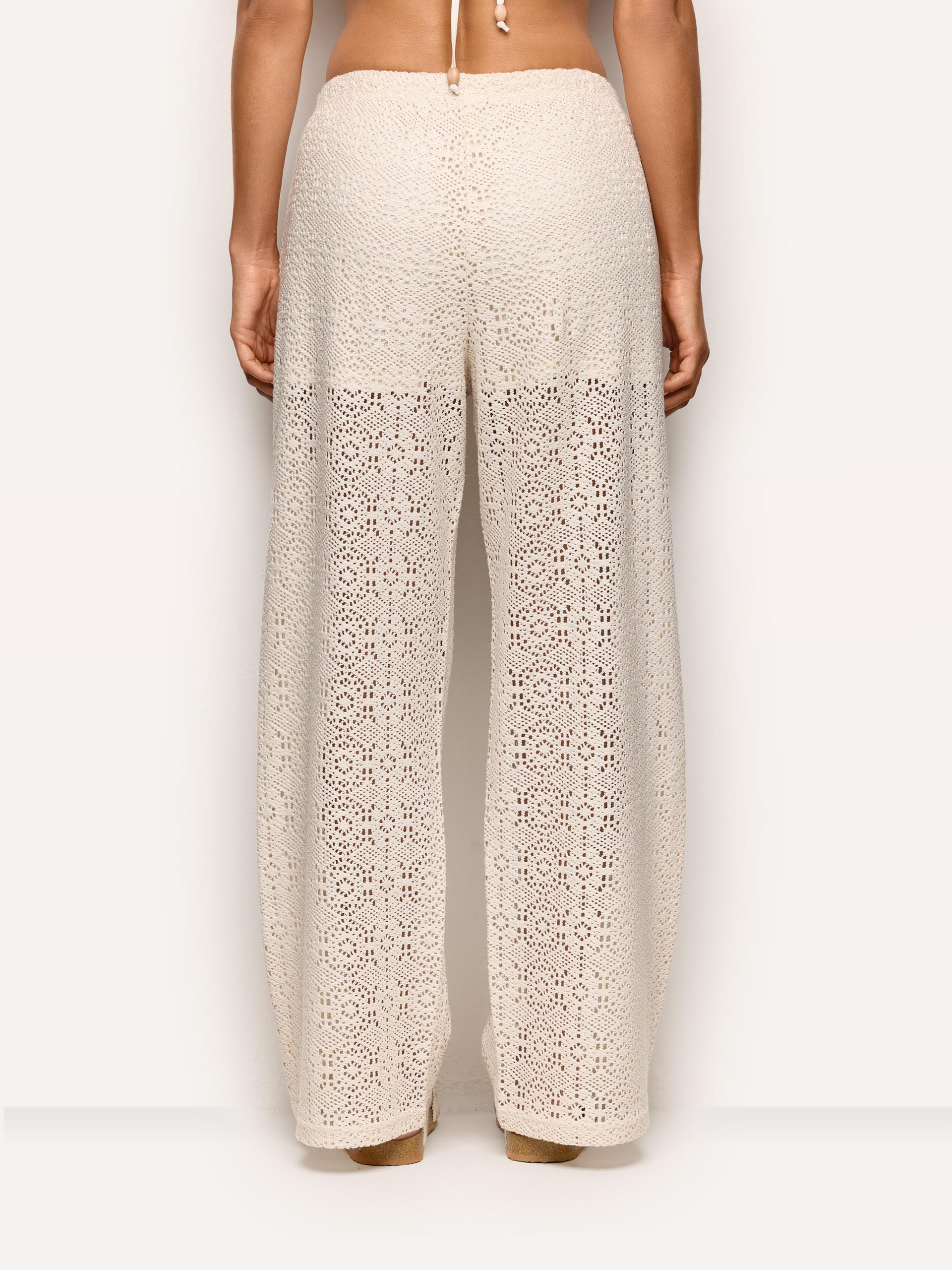 Long trousers - Crochet Ivory | Yamamay