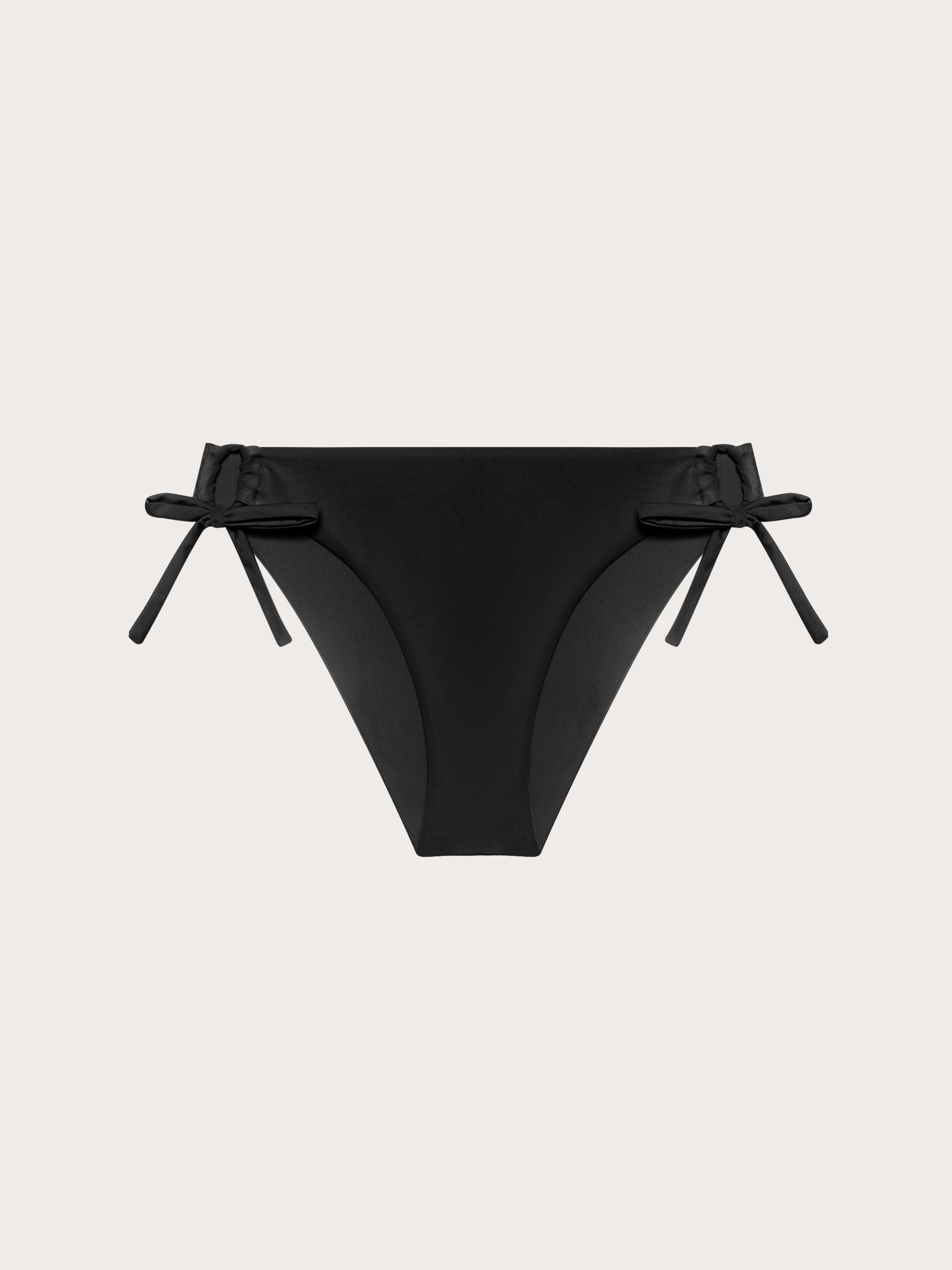 Medium drawstring bikini bottoms - Essentials Black | Yamamay