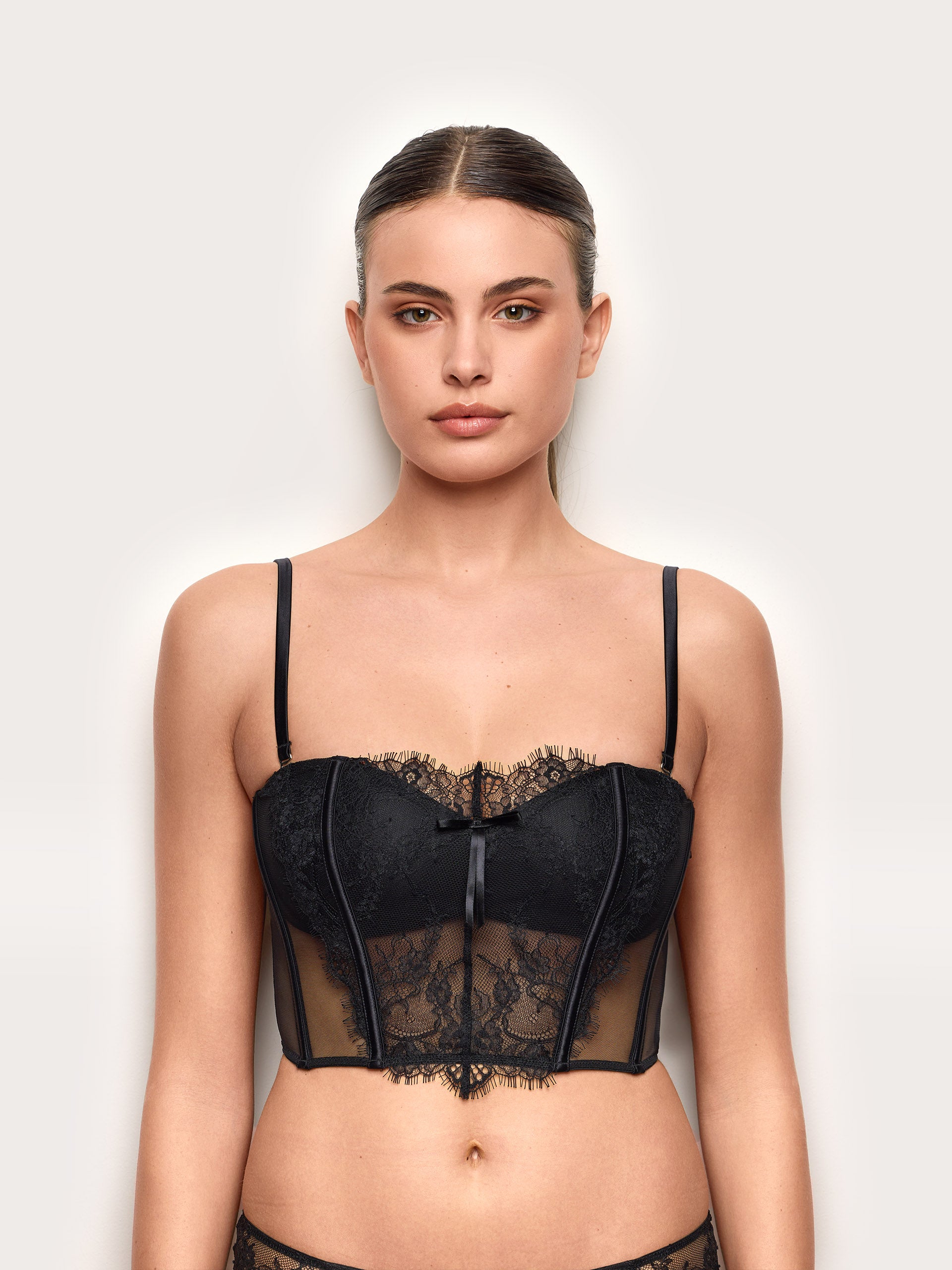 Lady Bustier ブラック36 Preformed Bustier - Desire Black | Yamamay