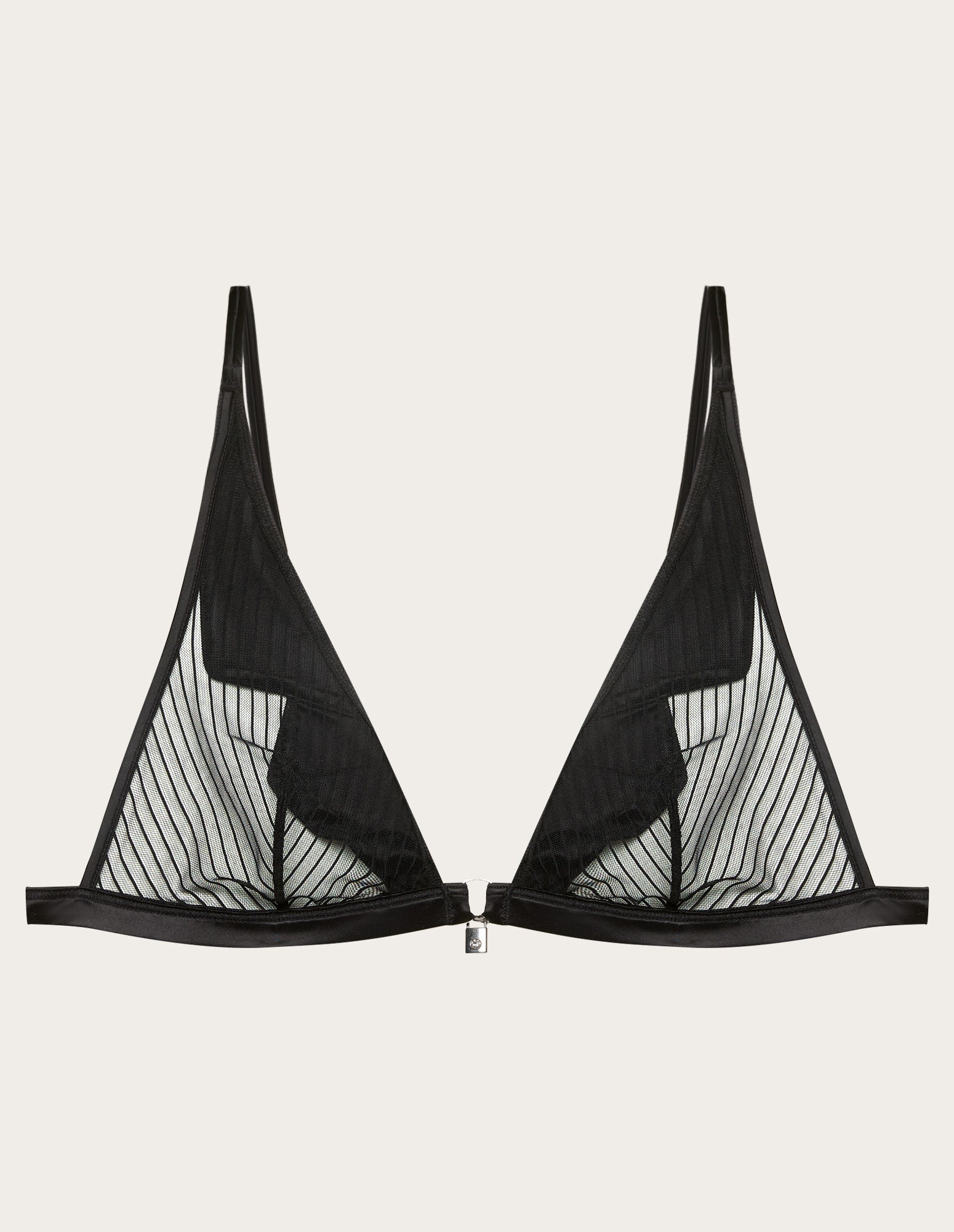 【グッチ】Rondine Margot Nero Triangolo sfoderato con lucchetto Privè Margot Nero | Yamamay