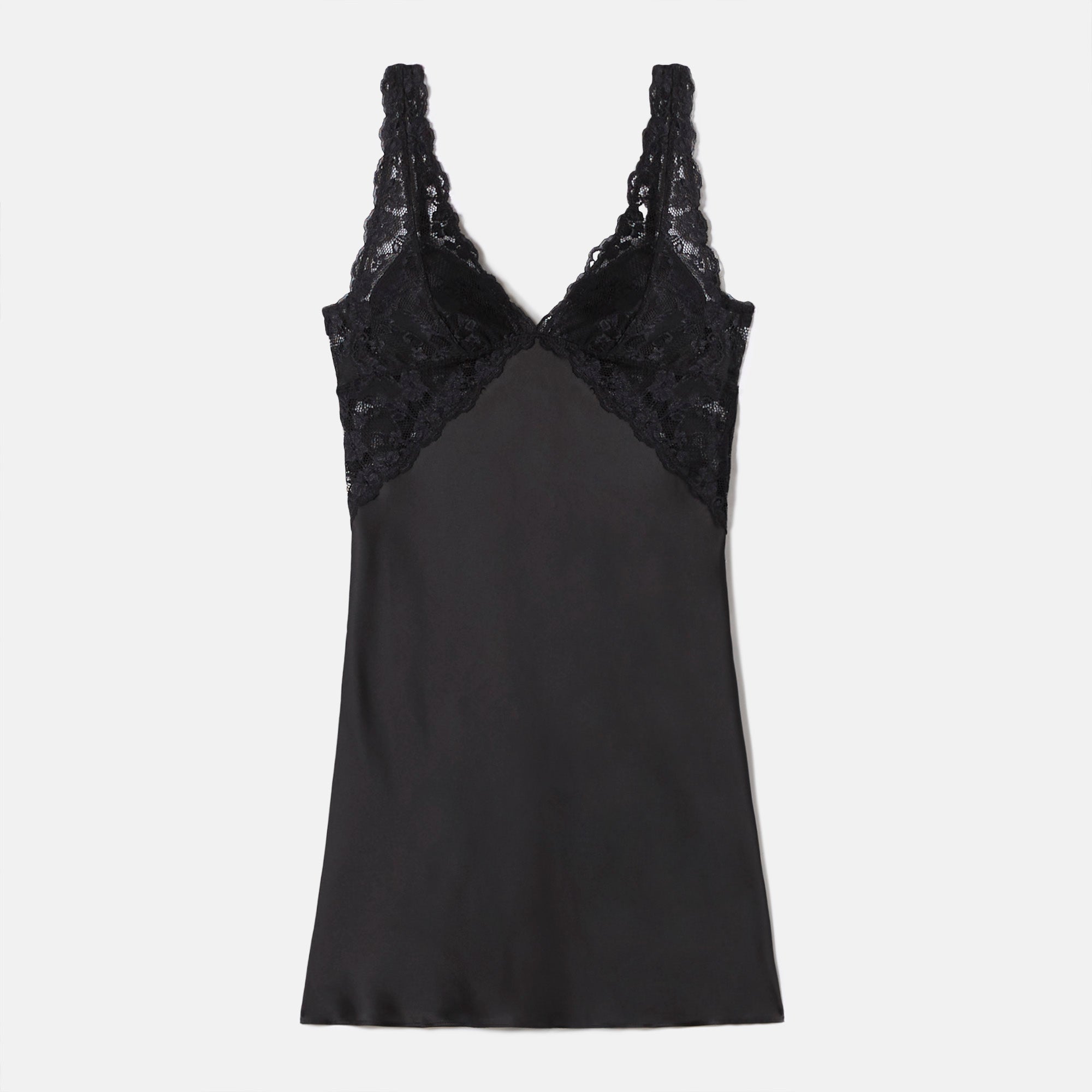 mayu♡　0724 Slip satin - New Primula Pearl Grey | Yamamay